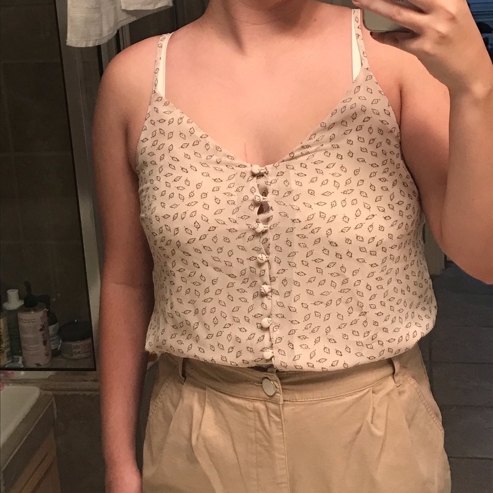 Cream tank top